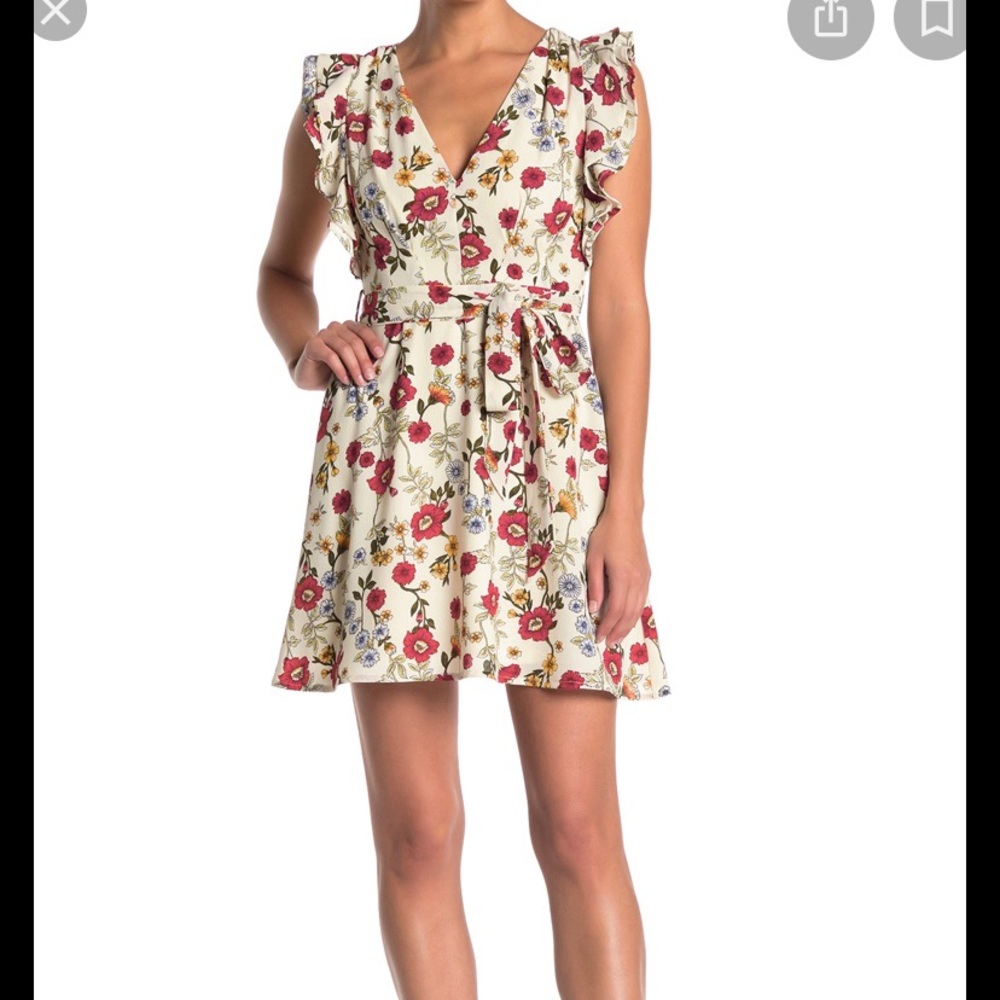 Favlux flutter sleeve dress